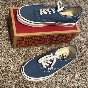 Blue vans womens size 6.5